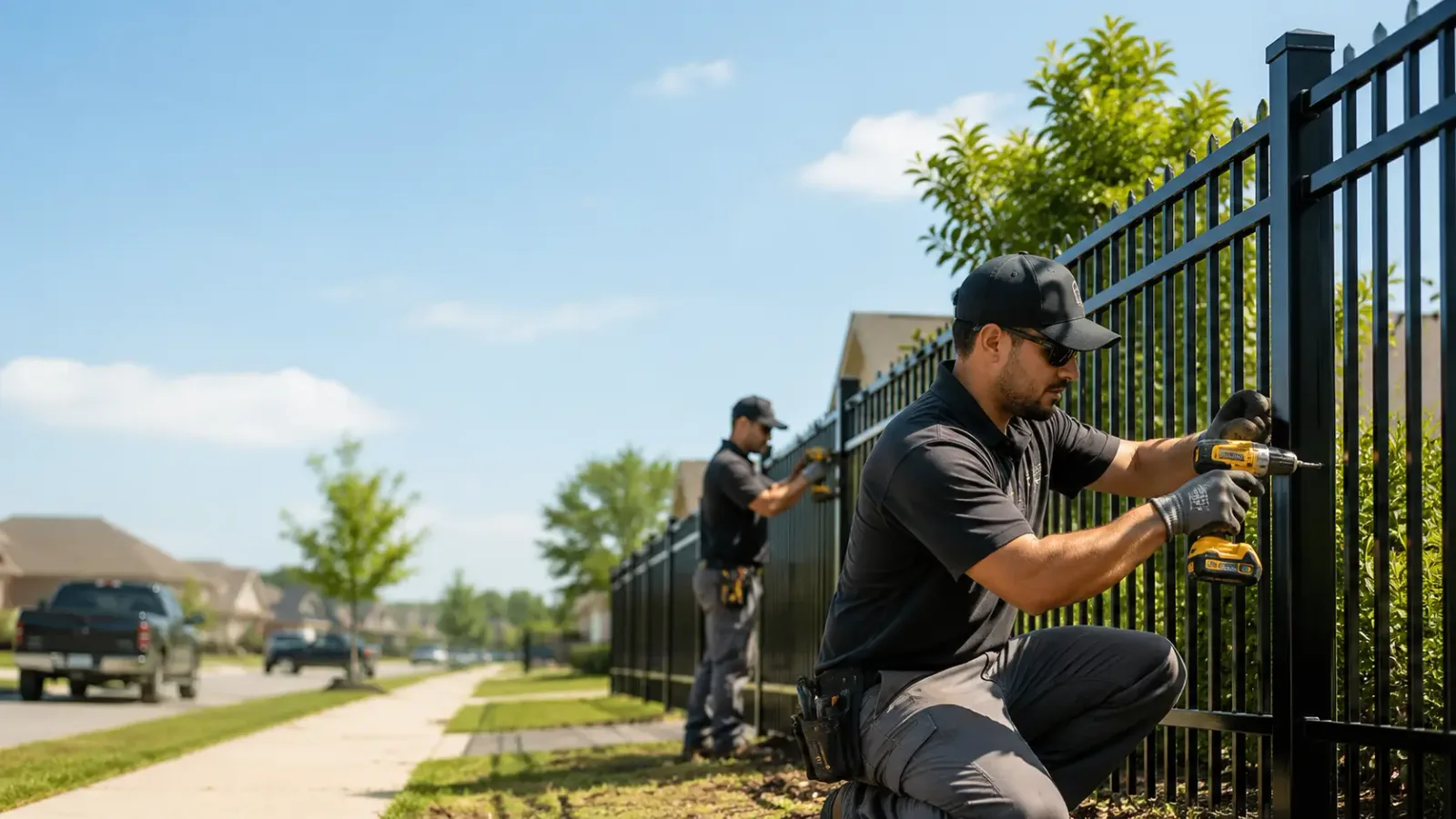 Metal Fence Installation in Aurora, KS